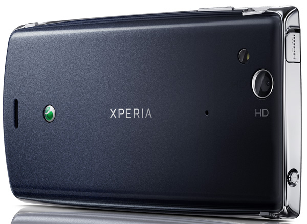 Bakhlið Xperia Arc