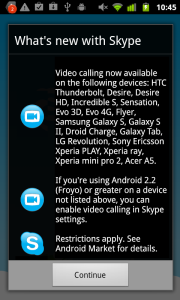 Android Skype