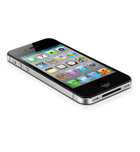 iPhone 4S liggjandi
