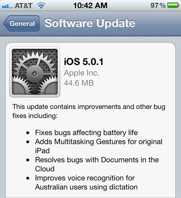 iOS 5.0.1