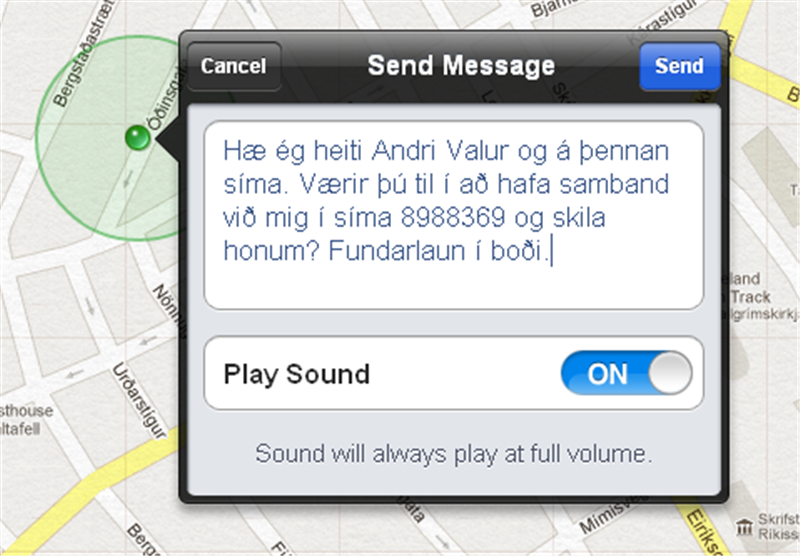 Skilaboð og hljóð