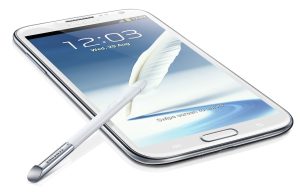 Samsung Galaxy Note 2 og penni